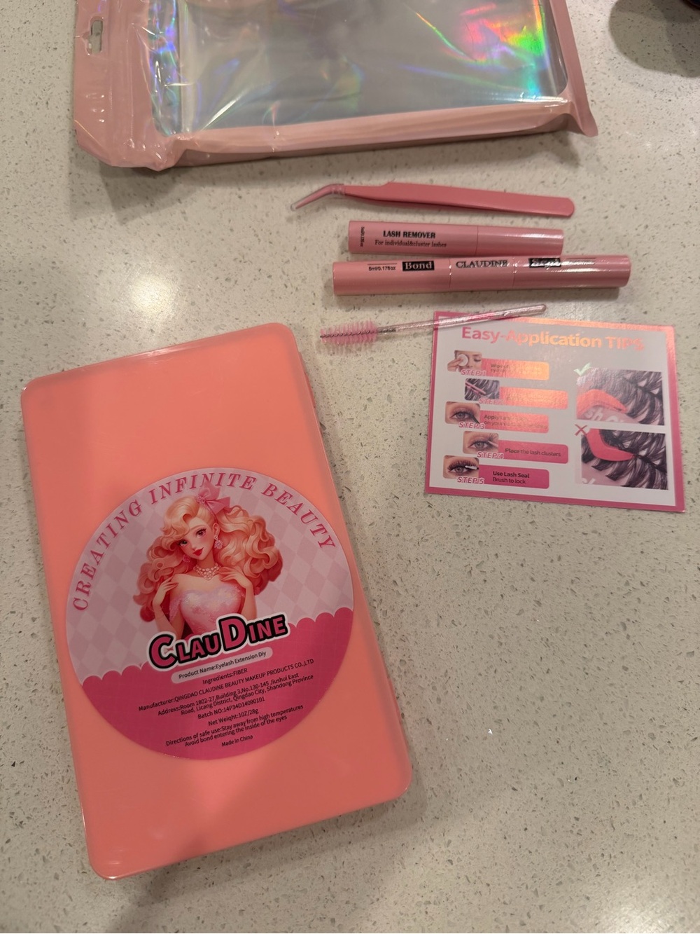 ClauDine DIY Eyelash Extension Kit / Lash Book